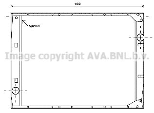 AVA QUALITY COOLING Radiators, Motora dzesēšanas sistēma ME2272